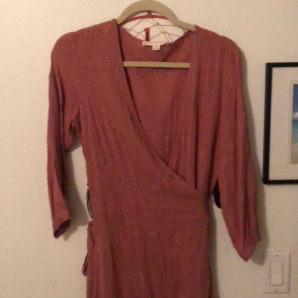 Love Stitch Wrap Dress